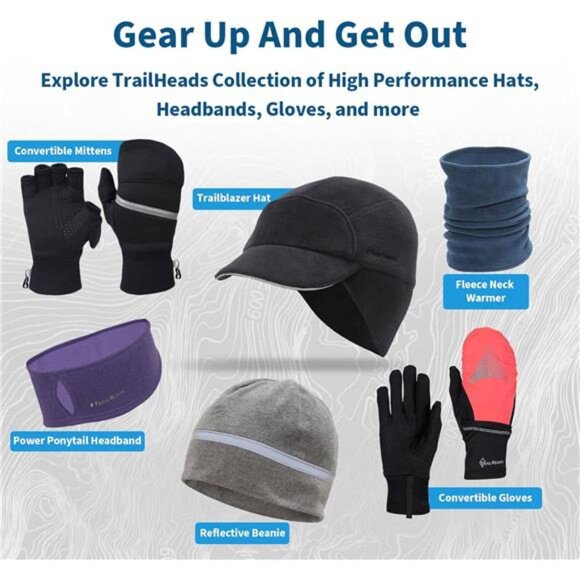 Ponytail Hat for Women - Reflective Winter Hat with Ponytail Hole for Workouts - Picture 7 of 7